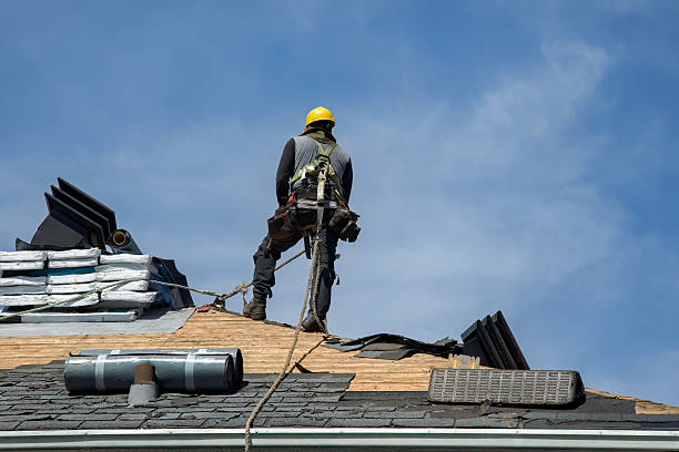Professional Roof Replacement technician working in Austin, KY